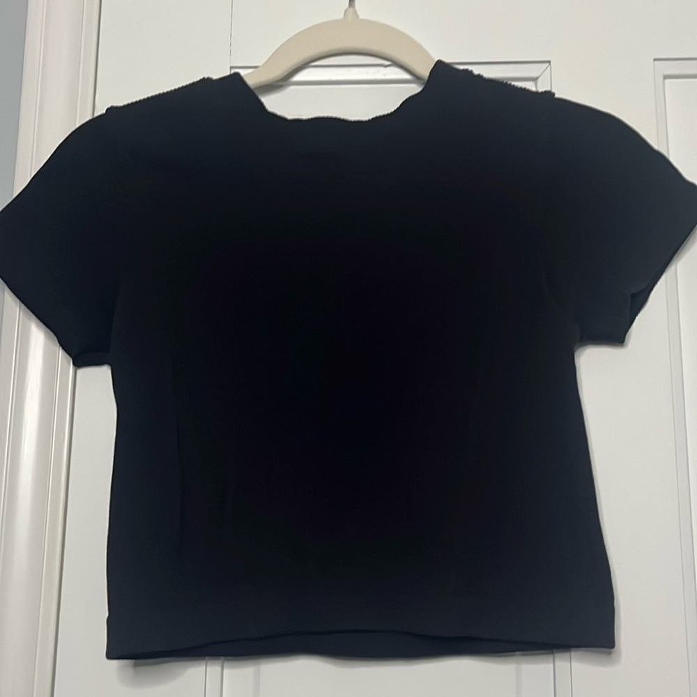 black joy lab ribbed tee, medium-> workout/loungewear